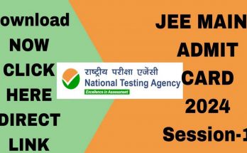 JEE Main Admit Card