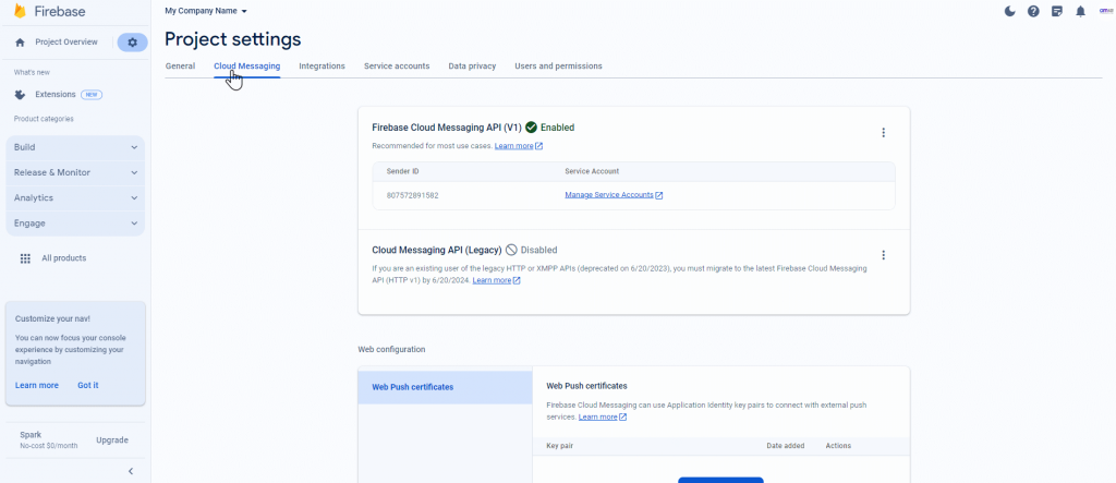FCM App Cloud Messaging