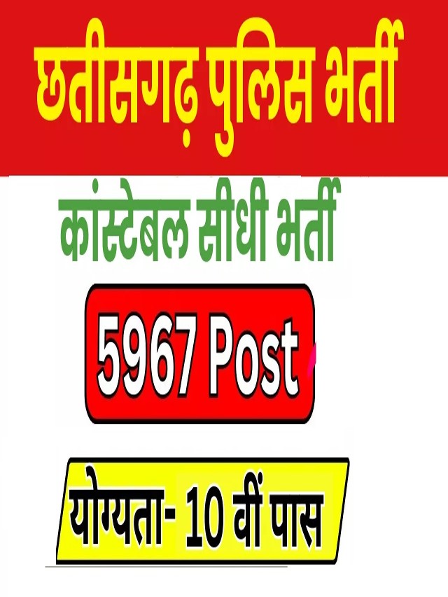 Chhattisgarh Police Constable Recruitment 2024 Eligibility, Salary