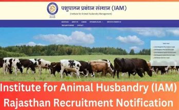 Institute for Animal Husbandry Management, Rajasthan (IAM Rajasthan)
